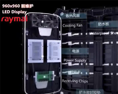 Raymai Die Cast Aluminum LED Screen Wall Video